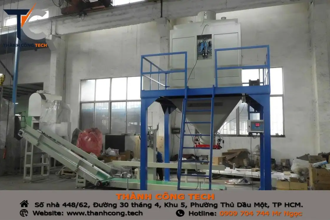 Máy cân đóng bao bột mịn tự động