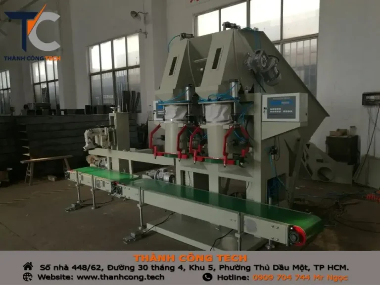 Máy cân đóng bao vôi bột tự động