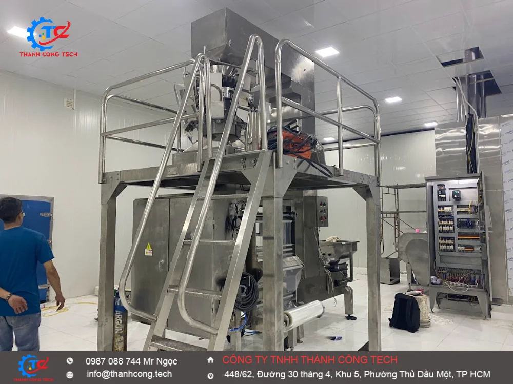 Máy Đóng Gói Trái Cây Sấy Khô & Rau Củ Sấy Hoàn Toàn Tự Động