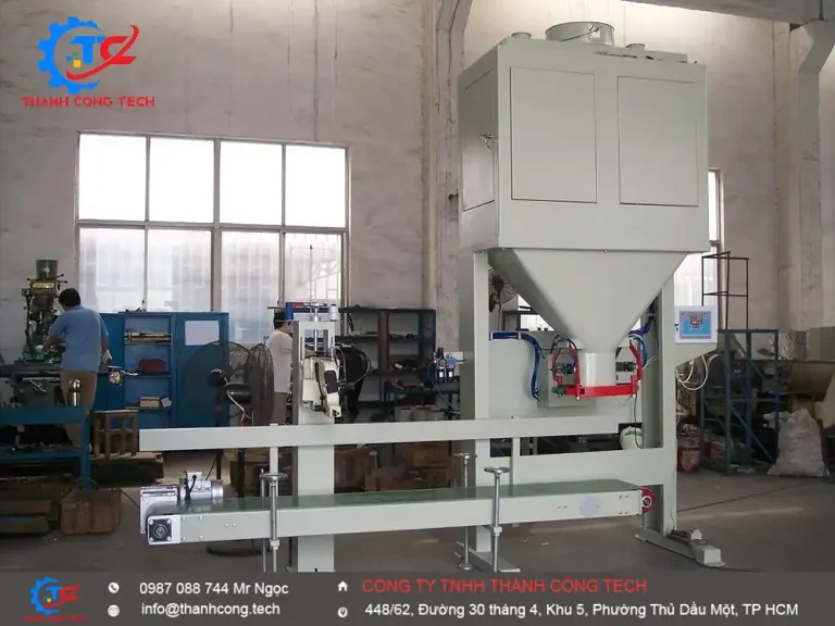 Quy trình vận hành máy cân đóng bao phân bón hữu cơ tự động
