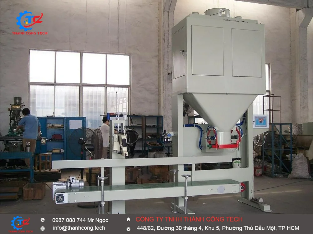 Các bước vận hành máy cân và đóng gói tự động