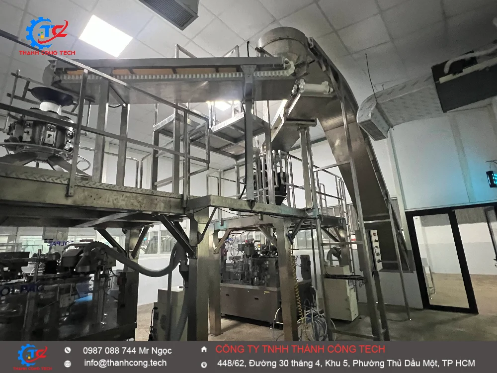 Băng tải cấp đông thủy sản