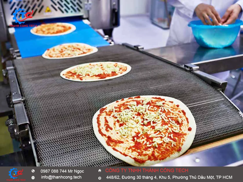 Băng tải Pizza