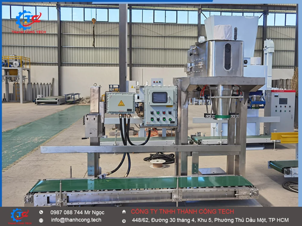 Máy cân đóng bao hạt đậu nành