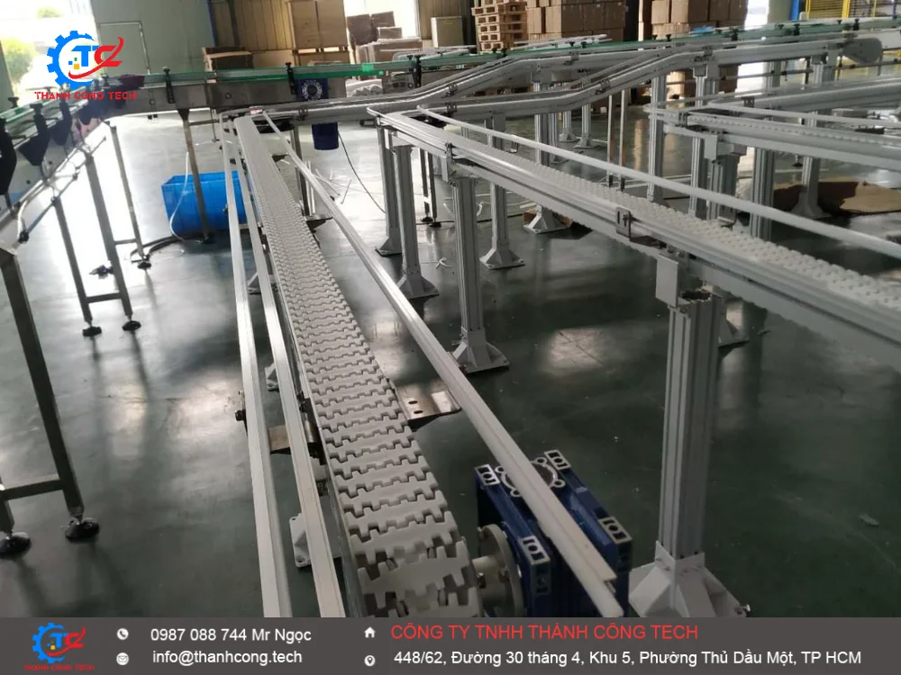Băng tải mỹ phẩm