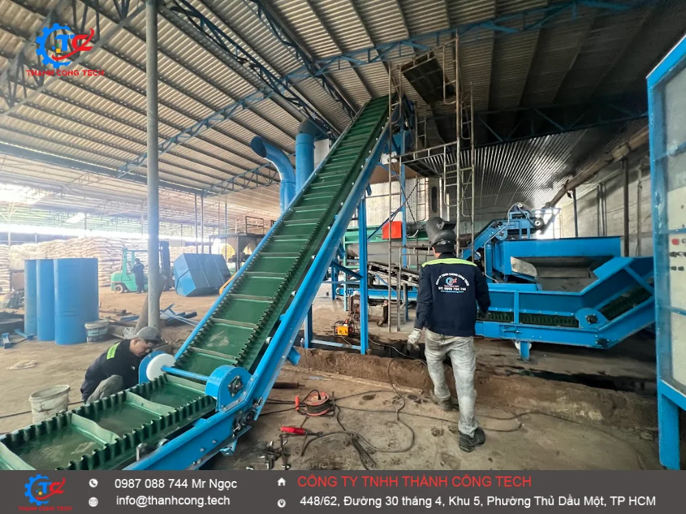 Băng tải cám viên