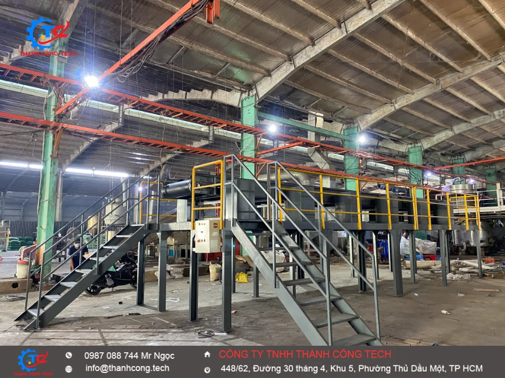 Băng tải nhựa tái chế